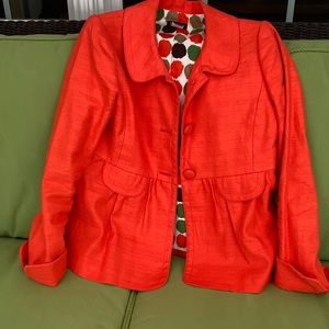 Jcrew cotton and linen jacket